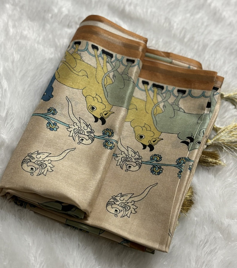 Kamadhenu Heritage Saree - Grace of Sacred Prosperity