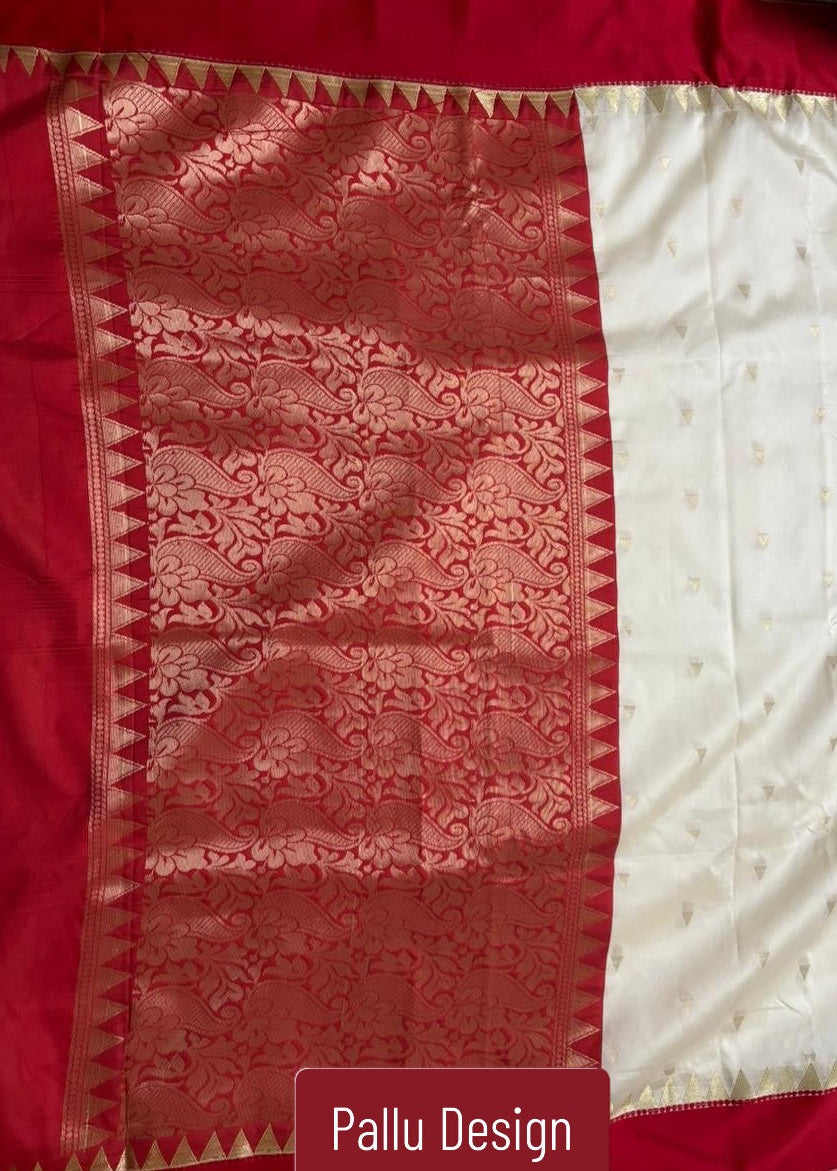 PujoShobha Kolkata Signature Saree - Festive Elegance of Bengal
