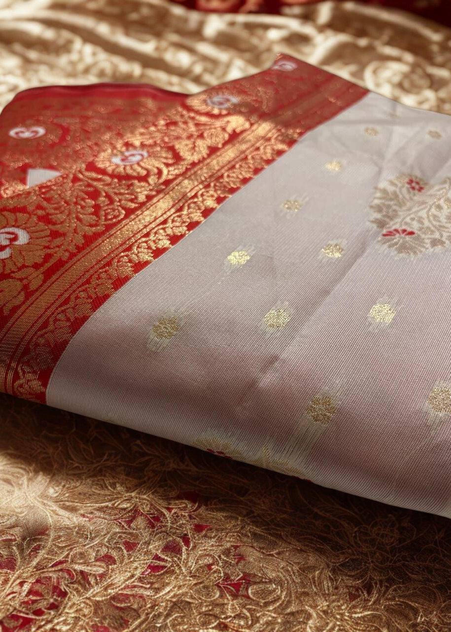 ShubhoShree Kolkata Signature Saree - Inspired by Divine Grace